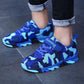 Mudipanda Boys Shoes  Spring 9 Students 10 Children 7 Years Old Breathable 8 Mesh Children's Camouflage Sneakers