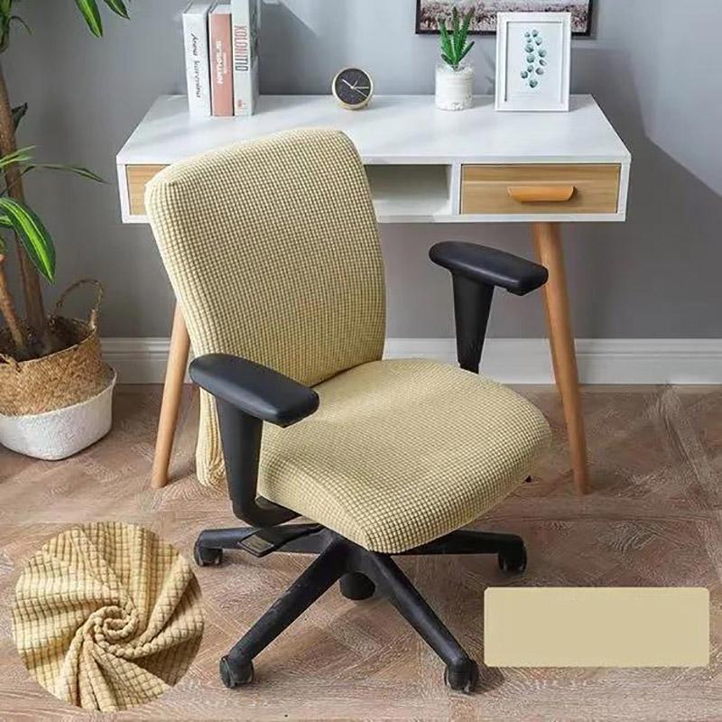 Office Computer Swivel Chair Cover Office Seat Cushion Elastic Chair Cover