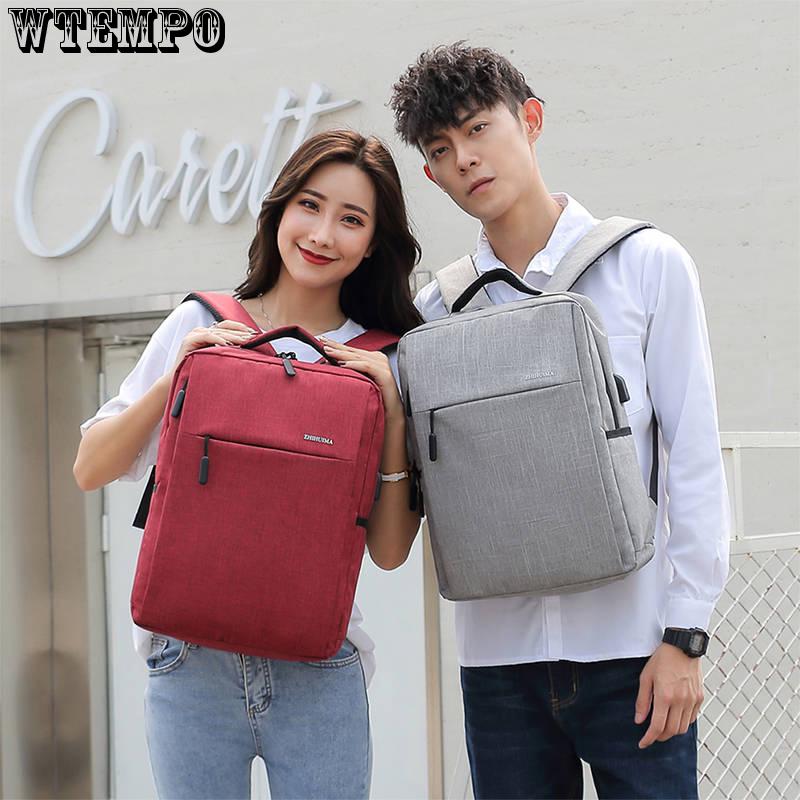 High Quality USB Laptop Backpack Large Capacity Travel Men Women Waterproof Charging Backpack