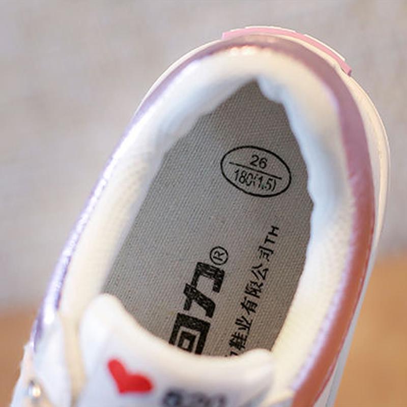 Girls Boys Fashion Sneakers Toddler Little Big Kid Flatform Fashion Trainers Children Shoes