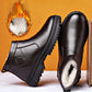 Winter Men's Genuine Leather Boots Wool Inner Thickening High-top Warm Ankle Boots  Business Leather Shoes Snow Boots
