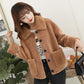 Women's Granular Fur Imitation Coat Thickened Small Grain Fur Integrated Loose Short Winter Coat