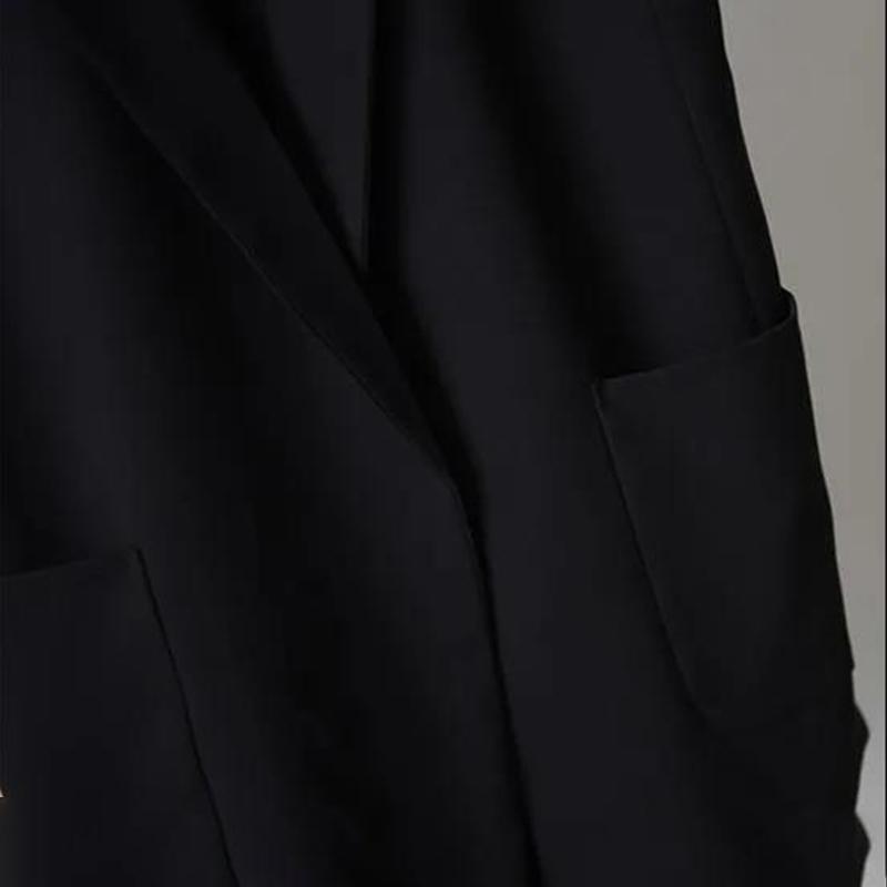 Women's Suit Waistcoat Mid-length Waistcoat Loose and Thin Waistcoat Sleeveless Suit Jacket Women's Loose Sleeveless Comfortable Jacket