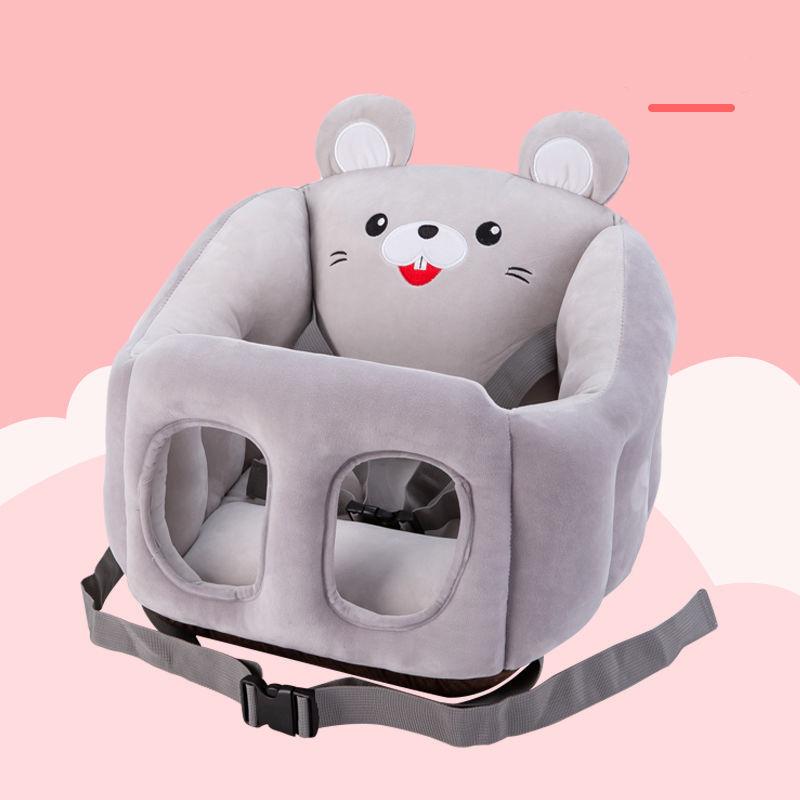 Baby School Seat Dining Chair Safety Belt Anti-fall and Anti-rollover Infant Chair Sofa Thickened Sponge Cartoon Style