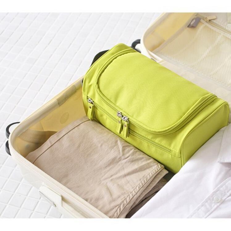 Unisex Large Waterproof Makeup Bag Nylon Travel Cosmetic Bag Organizer Case Wash Toiletry Bag