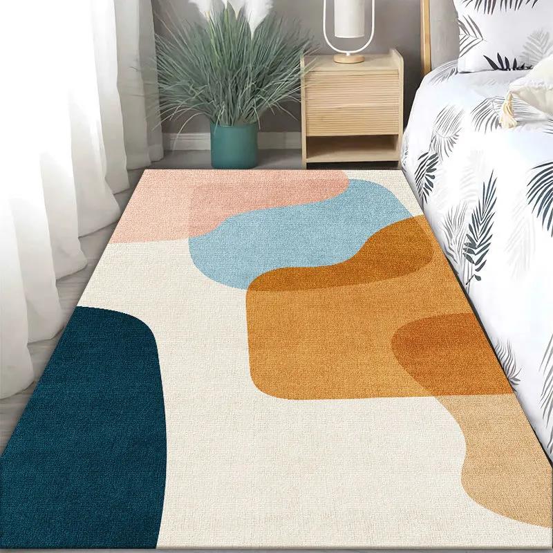 Modern Minimalist Carpet Bedroom Bedside Blanket Household Area Non-slip and Dirt-resistant Mat
