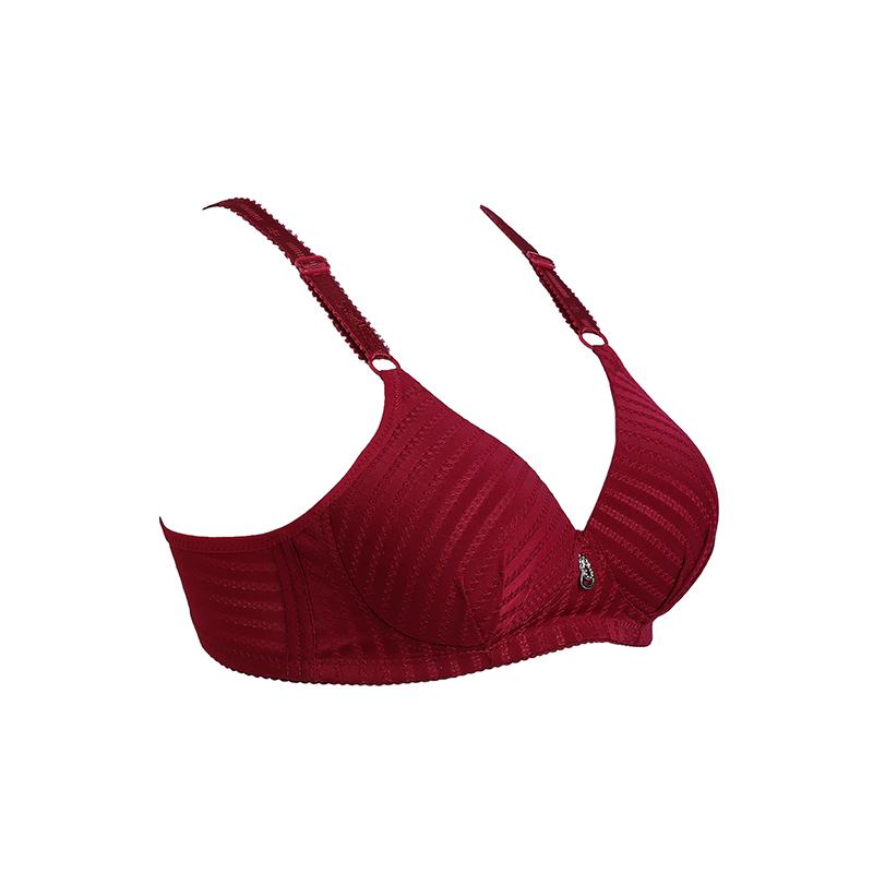 Large Size Thin Bra Without Steel Ring Gather Sexy Bra Women's Underwear