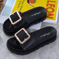 Home Slippers Men and Women At Home Summer Indoor and Outdoor Can Wear Couple Sandals and Slippers Soft Bottom Non-slip Thick Bottom Sandals