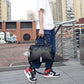 Business Briefcase Men Striped Large Capacity Leather Waterproof Handbag Crossbody Bags Shoulder Bag