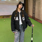 Baseball Uniform Cotton Jacket Women's Large Size Loose Korean Student Small Trend Cotton Jacket Women