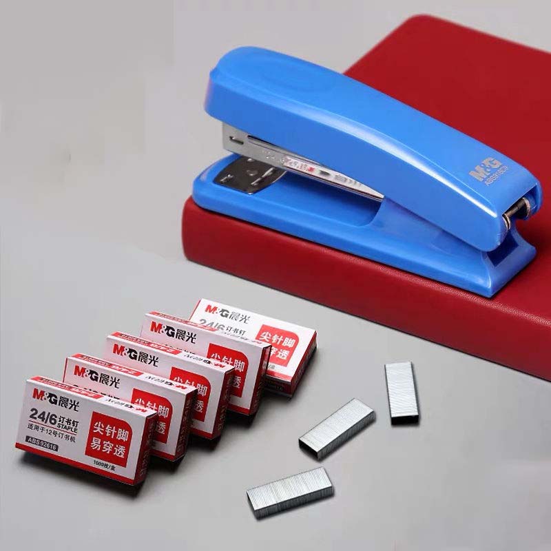 Student Labor-saving Stapler Large Hand-held Standard Small Multifunctional Stapler