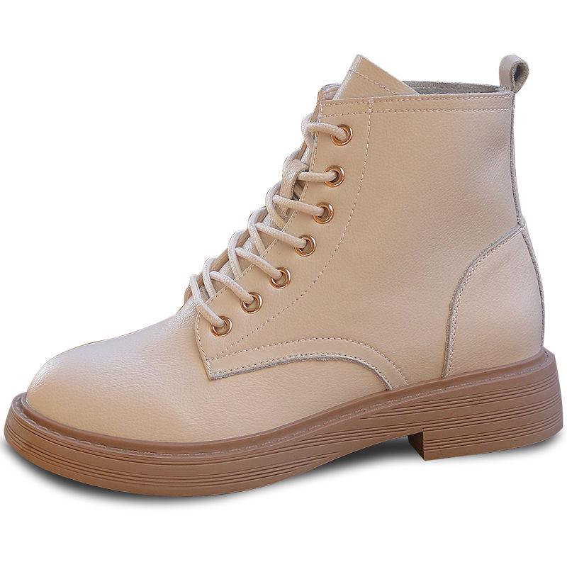 Fashion Ankle Boots Autumn Winter Ankle Boots Women Boots Work Shoes Round Toe Lace-Up Women Shoes