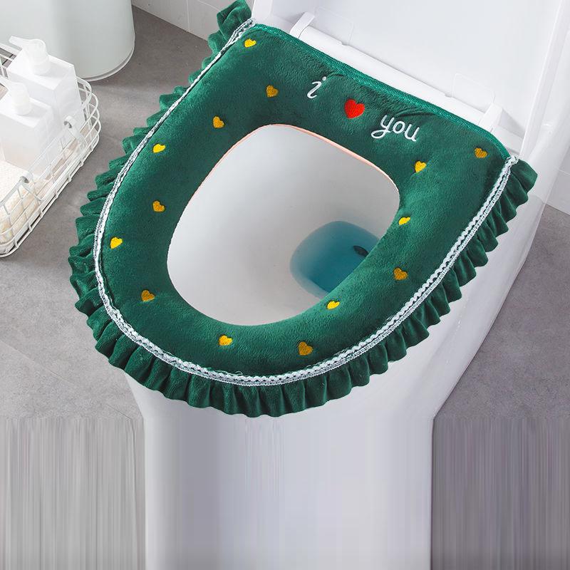 Toilet Seat Household Toilet Cover Zipper Toilet Seat Four Seasons Universal Waterproof Washable Toilet Seat