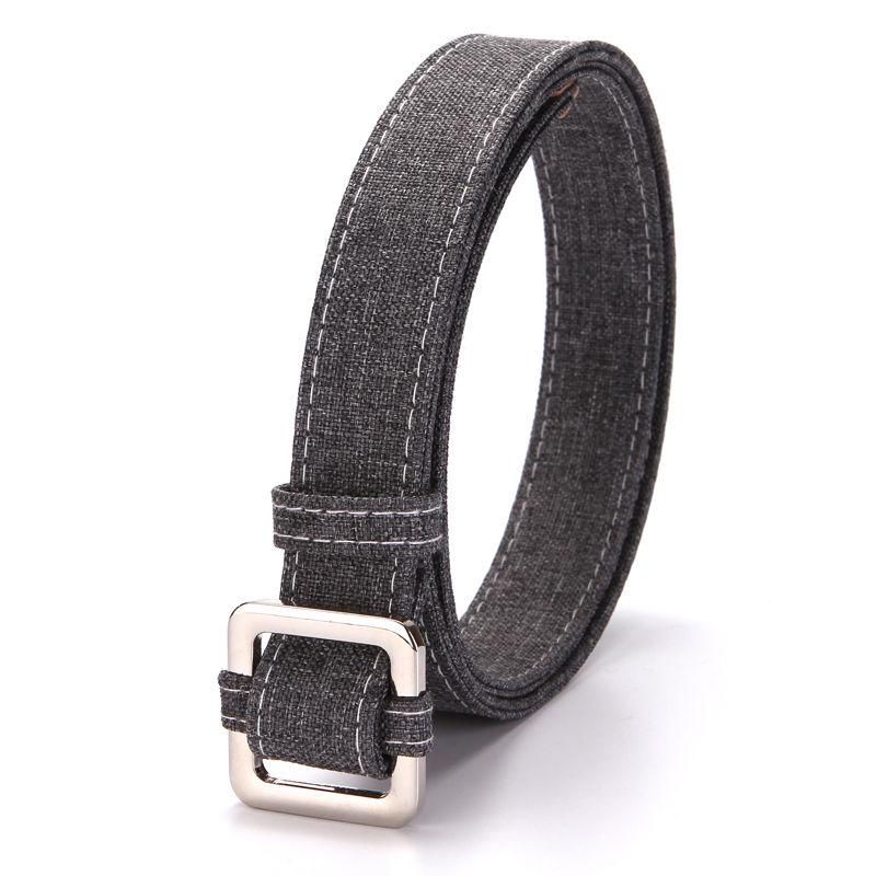 Belt Pants Belt Female Simple Wild Denim Youth Students Free Punching Woven Belts Casual