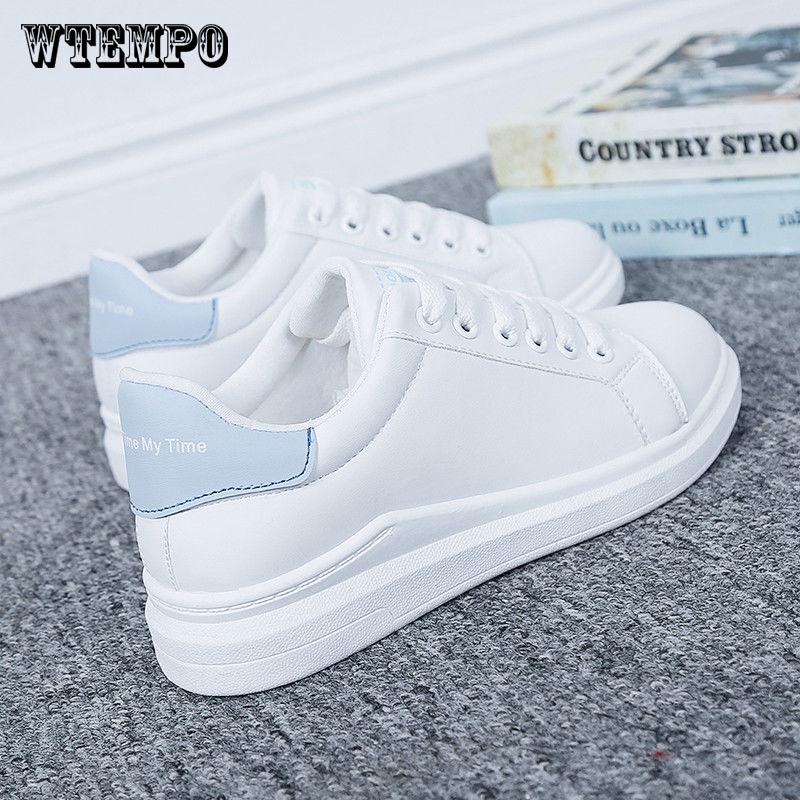 Women Platform Creepers White Flat Student Girls Sport Shoes Sneakers
