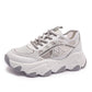 Sneaker Shoes Women Platform Shoes Summer White Wedges Sneakers Ladies Trainers Chunky Sneakers Women  Shoes