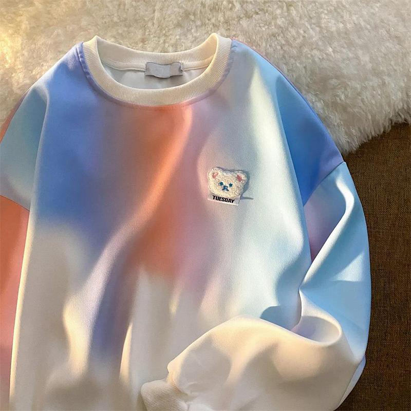 Sweater Women Spring and Autumn Students Loose Niche Design Sense Jacket Long-sleeved Top