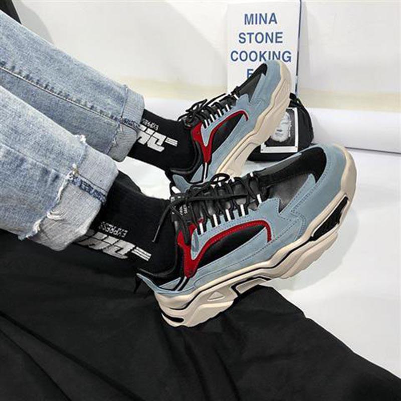 Size 39-44 Men Breathable Leather Sneakers Comfortable Basketball Shoes Women Non-slip Running Shoes Outdoor Travel Shoes