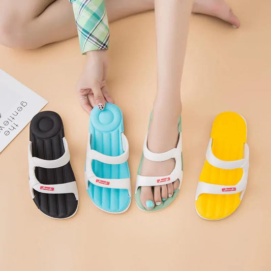 Slippers Women's Outdoor Wear Summer Indoor Non-slip Thick-soled Soft-soled All-match Sandals Comfortable Soft Slippers