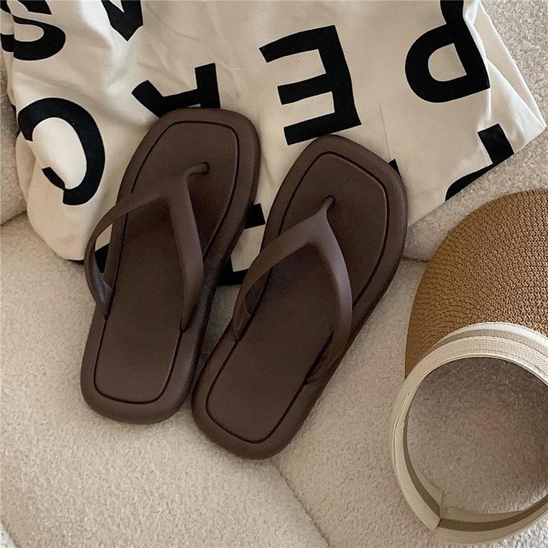 Flat Sandals and Slippers Women Summer Wear Korean Fashion Flip Flops Simple Flip-flop Beach Shoes