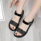 Sandals Female Roman Shoes Summer Rhinestone Fairy Style Wild Tide Shoes Slope Heel Fashionable Mother Sandals Out
