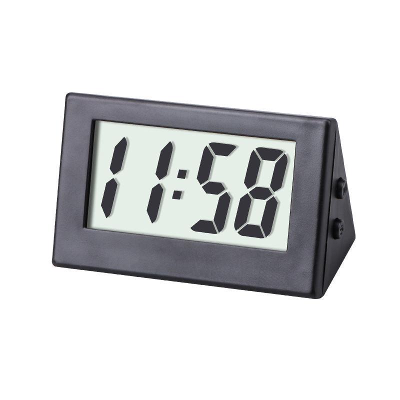 Bedroom Simple Small Electronic Watch Portable Old Man Big Character Watch Student Exam Mute Desktop Clock Mini Home