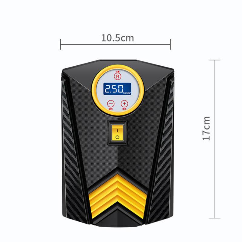 Car Air Pump Car Portable Fast Inflating Car Electric Tire Multifunctional 12v Car Air Pump Pump with Digital Display Screen High Power