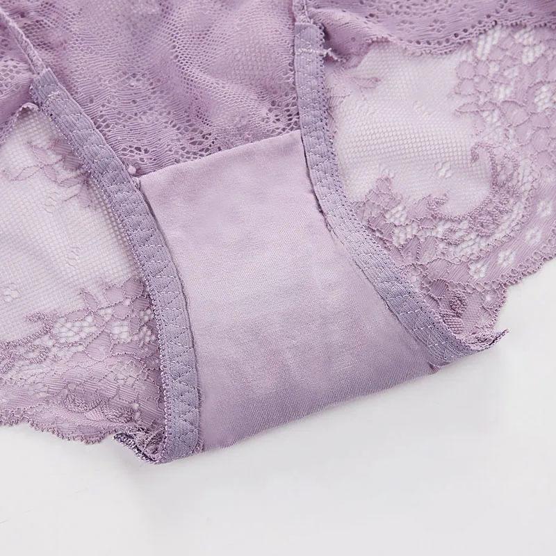 Ladies High Waist Panties Lace Abdomen Hip Lift Girls Briefs Sexy Seamless Breathable Cotton Crotch Summer Thin Triangle Shorts