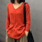 Autumn and Winter Knitted Thin Bottoming Shirt Slim Three-quarter-sleeved Solid Color Jacket Short Style Female Sweater