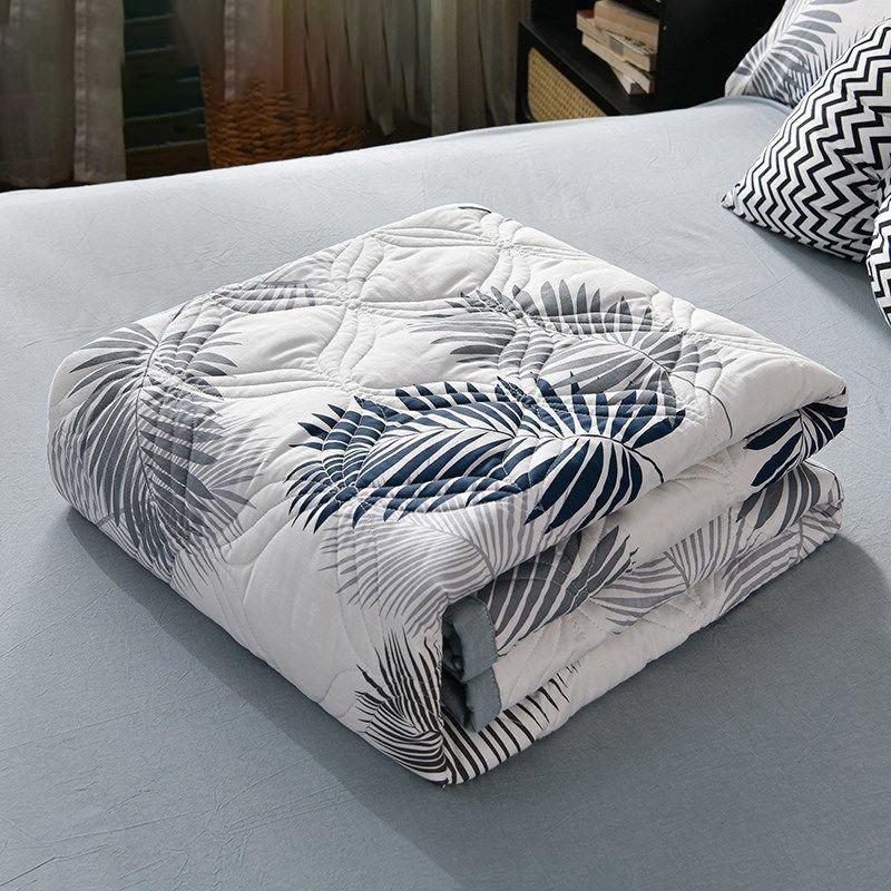 Summer Skin-friendly Thin Printing Air-conditioning Quilt Single Double Washed Cotton Summer Cool Quilt