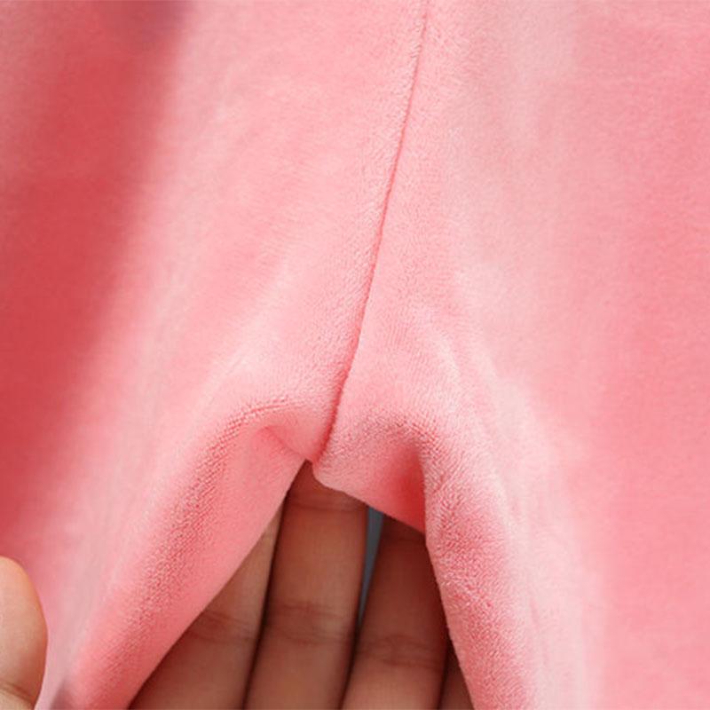Girls Gold Silk Double-faced Fleece Casual Spring, Autumn and Winter Suit Korean Version of The Two-piece Suit