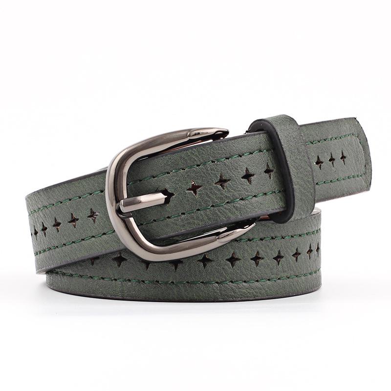 Belt Casual Women's Faux Leather Belt Buckle Waist Strap Belts