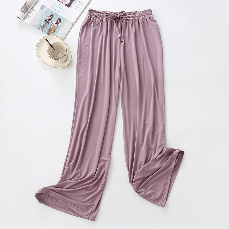 Summer Pants Women Plus Size Loose Flared Casual Long Trousers Lady Bottoms