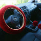 Winter Fleece Warmth Universal Steering Wheel Cover Three-piece Car Handle Cover Gear Cover Handbrake Cover