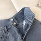 Large Size Loose Denim Shorts Female High Waist Summer Korean Version Was Thin Fashionable Double Zipper Wide Leg Pants