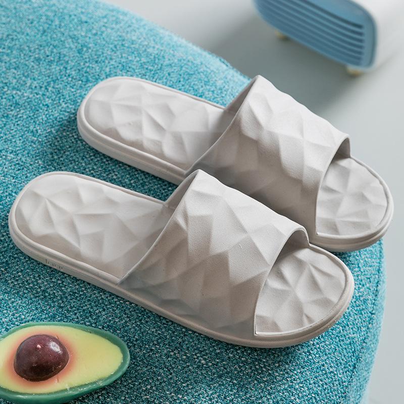 Summer Indoor Non-slip Couple Slippers Home Plastic Bathroom Men's Sandals and Slippers