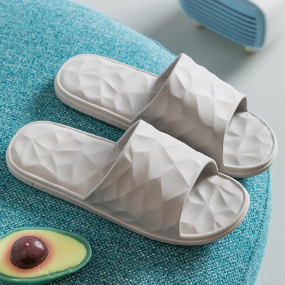 Summer Indoor Non-slip Couple Slippers Home Plastic Bathroom Men's Sandals and Slippers