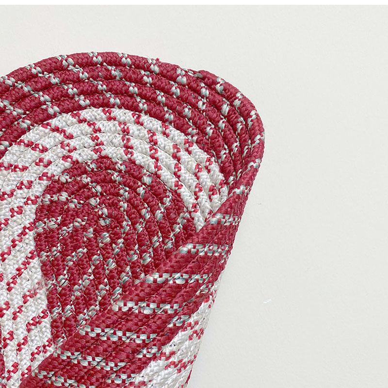 Hand-woven Floor Mats Printed Carpet Floor Mats Door Mats Bathroom Floor Mats Kitchen and Bathroom Door Absorbent Pads