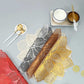Lotus Pvc Bronzing Hollow Coaster Heat Insulation Non-slip Placemat Table Mat Decorative Mat Western Placemat