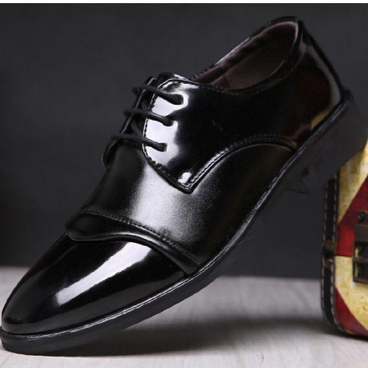 Fashion Oxford Business Men Shoes Leather High Quality Soft Casual Breathable Men's Flats