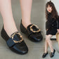 Girl's Spring and Summer Shoes Soft Sole Princess Light Leather Shoes Anti-slip Solid Color Single Shoes