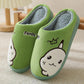 Slippers Women Winter Cotton Shoes Cute Pink Bear Thick Fleece Warm Men Plus Size Home Indoor Casual Slippers