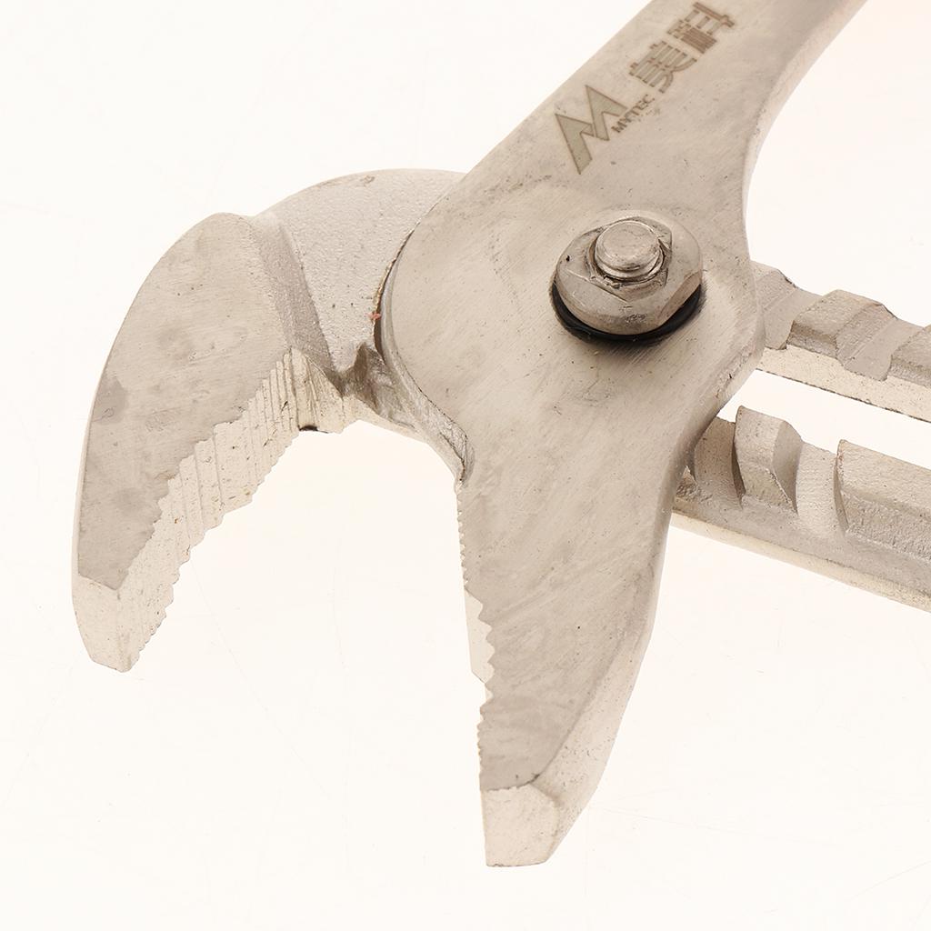 Adjustable Water Pump Pliers Quick Release Pipe Pliers Straight Claw Groove Joint Pliers Hand Tool