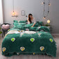4pcs Home Textiles Quilt Cover Winter Lace Bedding Set Soft Warm Queen/king Duvet Cover