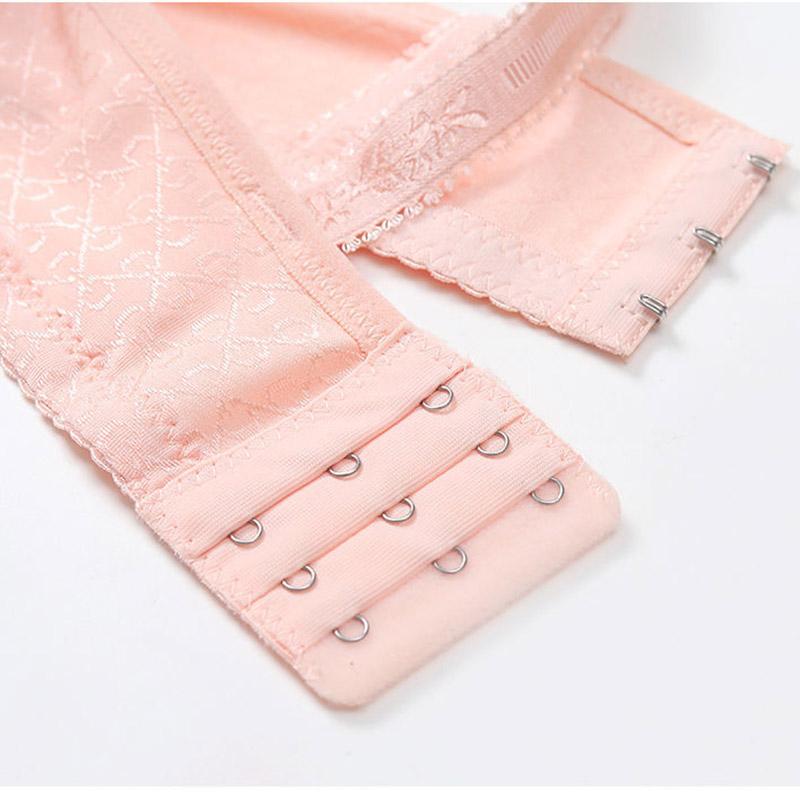 Sexy Comfortable Skin-friendly Breathable Perfect Embroidery Gathered Without Steel Ring Widened Side Breasts Women's Underwear Bra