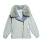 Thicken Hooded Parka Women Loose Embroidery Parka Coat with Big Fur Collar Outerwear Autumn Winter Cotton Jacket  Coat Parkas Female