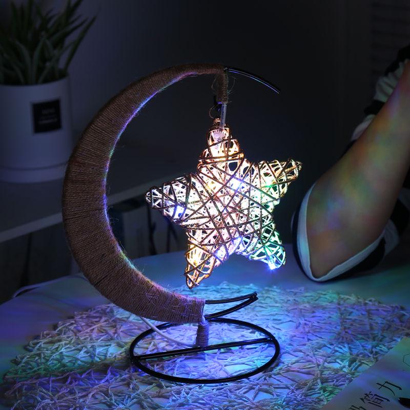 Christmas gift USB Charging light birthday present Battery Table lamp LED Bedside lights