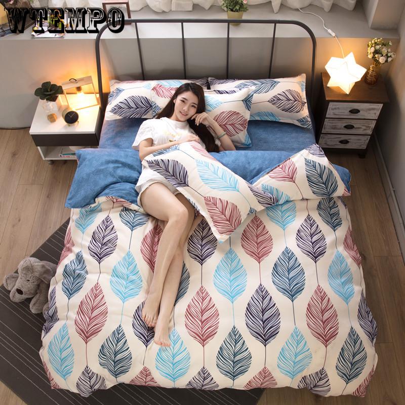 Bedding Set Modern Geometric Print Bedclothes Duvet Full Sets Twin Cover Queen