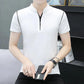 Short Sleeve T-Shirt Men's Cotton Casual Half Sleeve T-Shirt Summer Men's Top Teen Polo Shirt