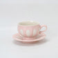 European Afternoon Tea Set, Coffee Cup, Saucer Set, Spoon, French Retro Embossed English Teapot, Cup